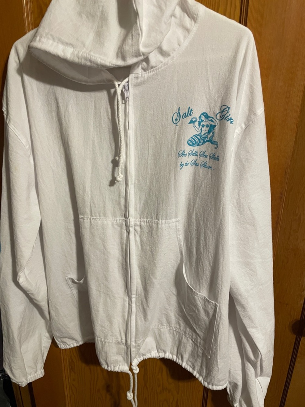 White Zip-Up Utility Jacket